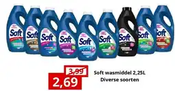 NH Market Soft wasmiddel 2,25L Diverse soorten aanbieding