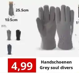 NH Market Handschoenen Grey soul divers aanbieding