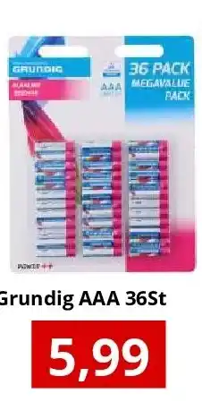 NH Market Grundig AAA 36St aanbieding