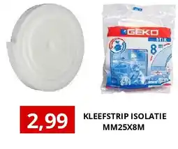 NH Market KLEEFSTRIP ISOLATIE MM25X8M aanbieding