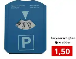 NH Market Parkeerschijf en ijskrabber aanbieding