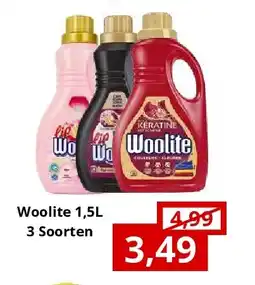 NH Market Woolite 1,5L 3 Soorten aanbieding