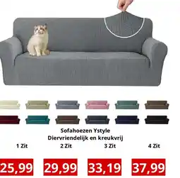 NH Market Sofahoezen Ystyle Diervriendelijk en kreukvrij 1 Zit aanbieding