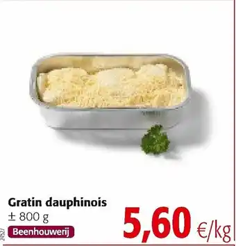 Colruyt Gratin dauphinois 800g aanbieding