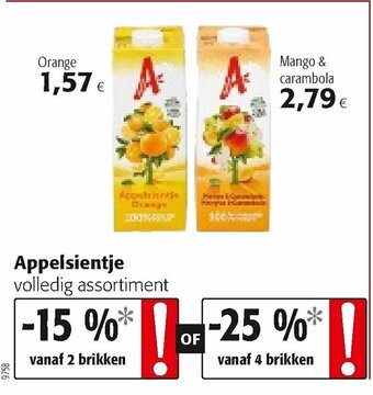 Colruyt Appelsientje aanbieding