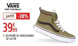 Intersport Vans filmore hi vansguard aanbieding