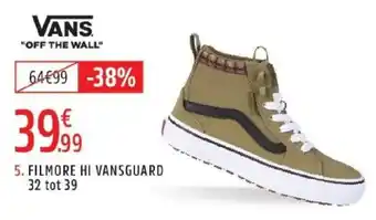 Intersport Vans filmore hi vansguard aanbieding