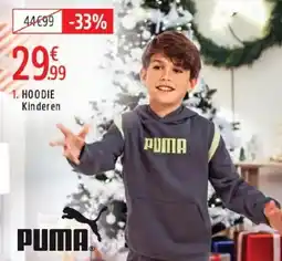 Intersport Puma hoodie kinderen aanbieding