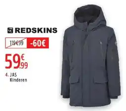Intersport Redskins jas kinderen aanbieding