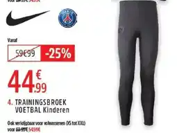 Intersport Trainingsbroek voetbal kinderen aanbieding