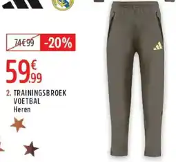 Intersport Trainingsbroek voetbal heren aanbieding