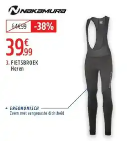 Intersport Nakamura fietsbroek heren aanbieding