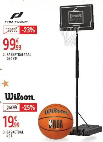 Intersport Pro touch basketbalpaal aanbieding