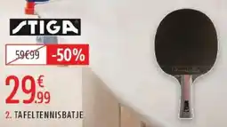 Intersport Tiga tafeltennisbatje aanbieding
