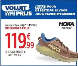 Intersport Hoka challenger 8 aanbieding