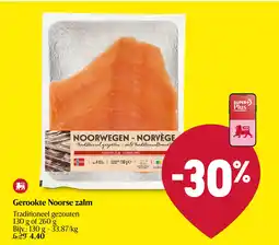 Delhaize Gerookte Noorse zalm aanbieding