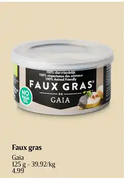 Delhaize Faux gras aanbieding