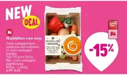 Delhaize Maaltijdbox voor soep aanbieding