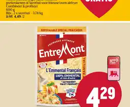 Delhaize Geraspte emmentaler aanbieding