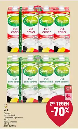 Delhaize Melk aanbieding