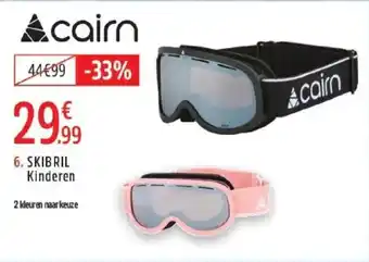 Intersport Cairn Skibril Kinderen aanbieding