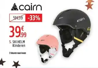 Intersport Cairn Skihelm Kinderen aanbieding