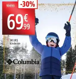 Intersport Columbia Skijas Kinderen aanbieding