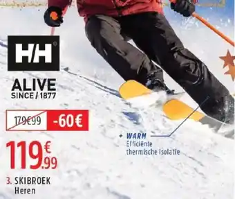 Intersport Skibroek Heren aanbieding