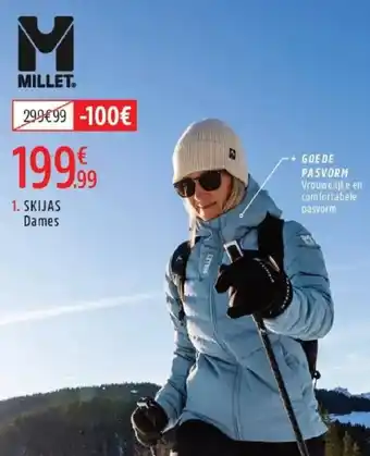 Intersport Millet Skijas Dames aanbieding