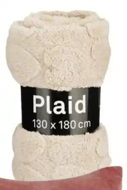 Karwei Fleece Plaid Hart aanbieding