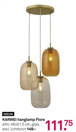 Karwei Karwei Hanglamp Flore aanbieding