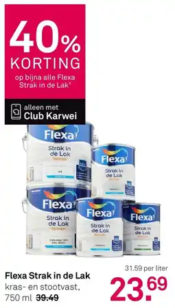 Karwei Flexa Strak in de Lak aanbieding