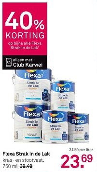 Karwei Flexa Strak in de Lak aanbieding