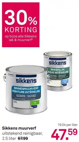 Karwei Sikkens Muurverf aanbieding
