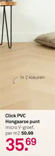 Karwei Click PVC Hongaarse punt aanbieding