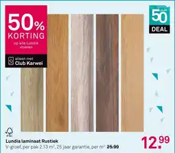 Karwei Lundia laminaat Rustiek aanbieding