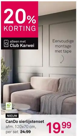 Karwei CanDo Sierlijstenset aanbieding