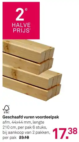 Karwei Geschaafd vuren voordeelpak aanbieding