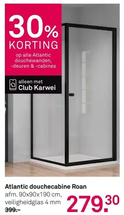 Karwei Atlantic Douchecabine Roan aanbieding
