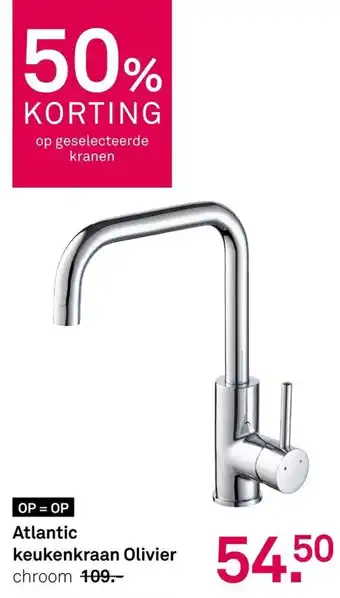 Karwei Atlantic Keukenkraan Olivier aanbieding