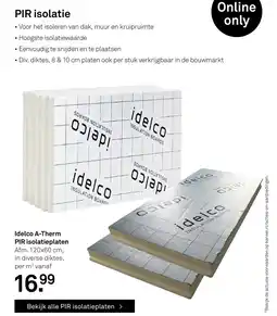 Karwei Idelco A-Therm PIR isolatieplaten aanbieding