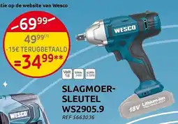 Brico Slagmoersleutel WS2905.9 aanbieding