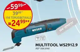 Brico Multitool WS2912.9 aanbieding