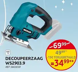 Brico Decoupeerzaag WS2903.9 aanbieding