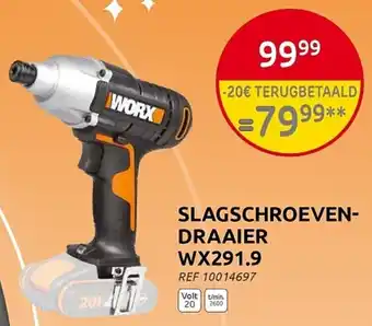 Slagschroevendraaier WX291.9