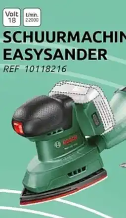Brico Bosch Schuurmachine easysander aanbieding
