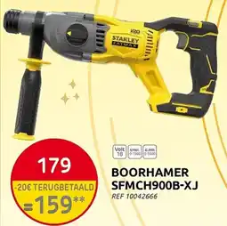 Brico Stanley Fatmax Boorhamer SFMCH900B-XJ aanbieding