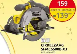 Brico Stanley Fatmax Cirkelzaag SFMCS500B-XJ aanbieding