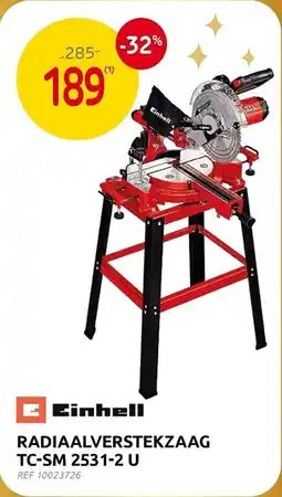 Brico Einhell Radiaalverstekzaag TC-SM 2531-2 U aanbieding