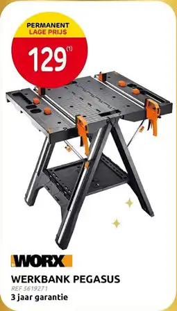 Brico Worx Werkbank Pegasus aanbieding